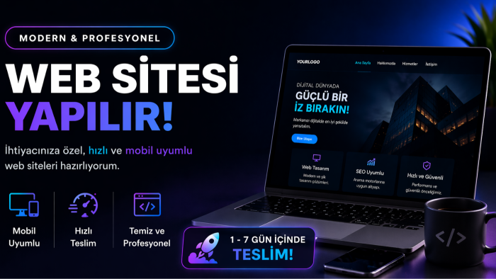 modern ve kullanıcı odaklı özel web siteleri geliştiririm