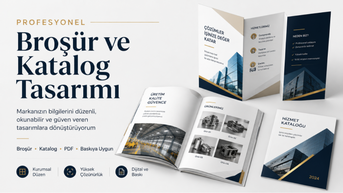 profesyonel broşür ve katalog tasarımı yaparım