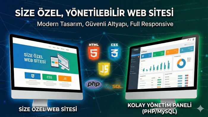 anahtar teslim web site yapabilirim