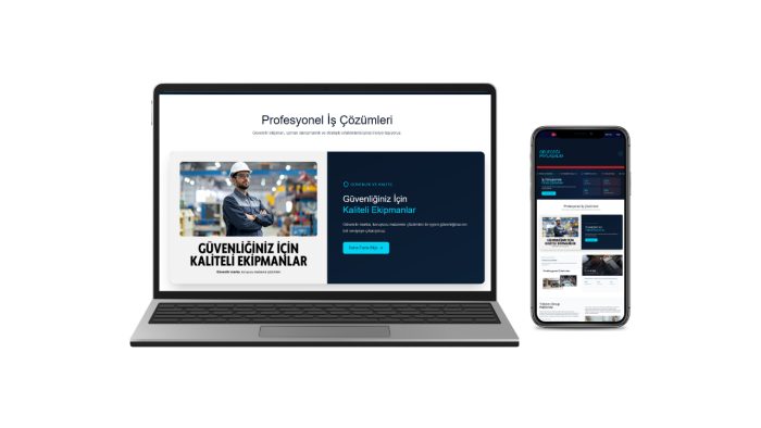 çok sayfalı kurumsal web siteni baştan sona tasarlarım