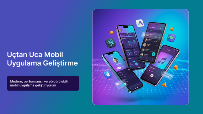 react native ile ios ve android mobil uygulama geliştiririm