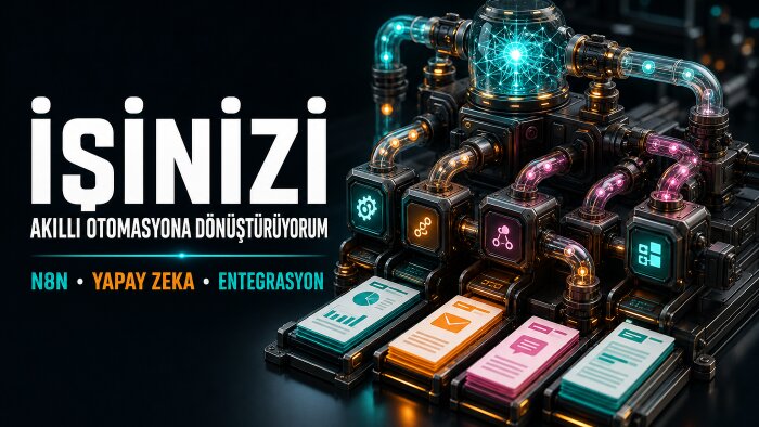 işlerinizi n8n ve yapay zeka ile otomatik hale getiririm