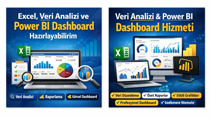Excel ve SQL ile veri analizi ve raporlama yapabilirim