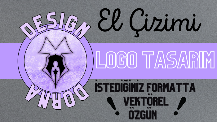 kişiye özel dijital el çizimi logo tasarlıyorum