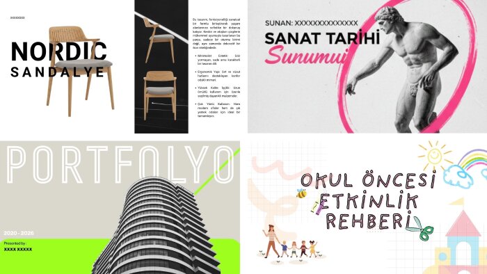 sunum ve katalog tasarımları yaparım