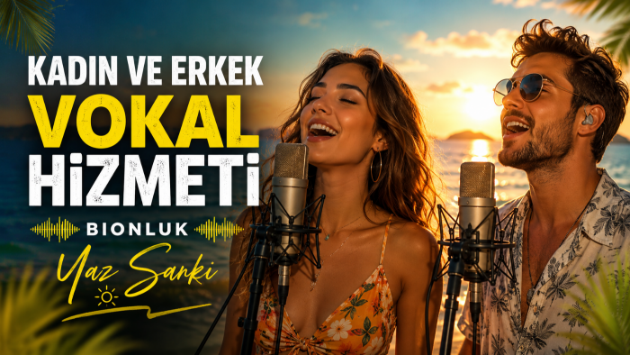 kadın ve erkek vokal hizmeti sunabilirim