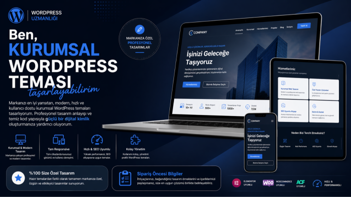 kurumsal wordpress teması tasarlayabilirim