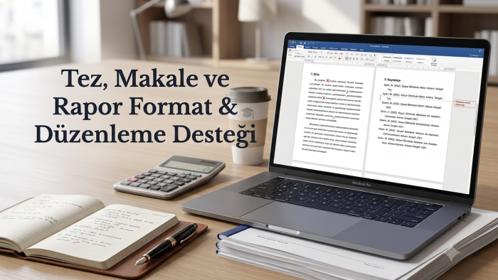 makale, tez ve raporlarınızı incelerim