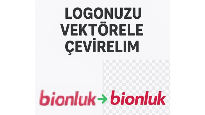 logonuzu vektöre çevirebilirim