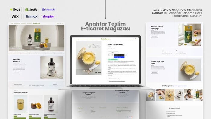 ikas, Shopify ile anahtar teslim e-ticaret siteni kurarım