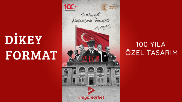 10 farklı 29 Ekim cumhuriyet bayramı kutlama videosu yaparım