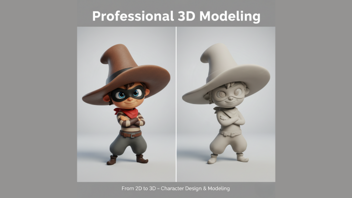 referans resimden profesyonel 3D modelleme yaparım