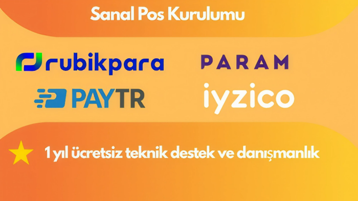sanal pos entegrasyonu ve kurulumunu yaparım