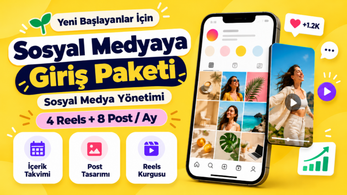 aylık Instagram sosyal medya yönetimi yaparım
