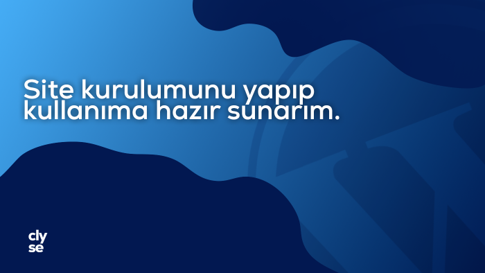 WordPress web sitenizi anahtar teslim hazırlarım