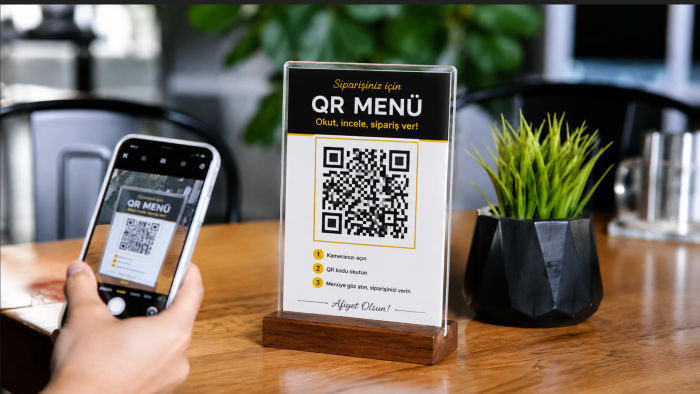 size cafe restaurantınız için QR Menü oluşturabilirim