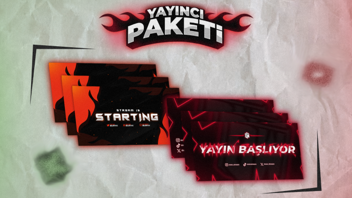 yayıncılar için kick ve youtube tasarımları yapıyorum