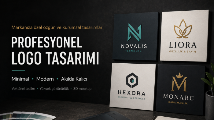 markanıza özel kurumsal logo tasarımlarım
