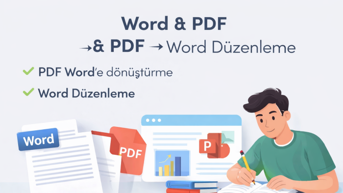 Microsoft Word işlerini yaparım