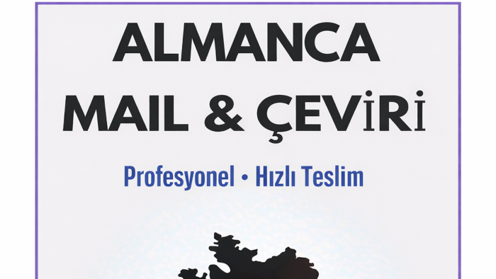 Almanca profesyonel mail  ve başvurusu hizmeti sunuyorum