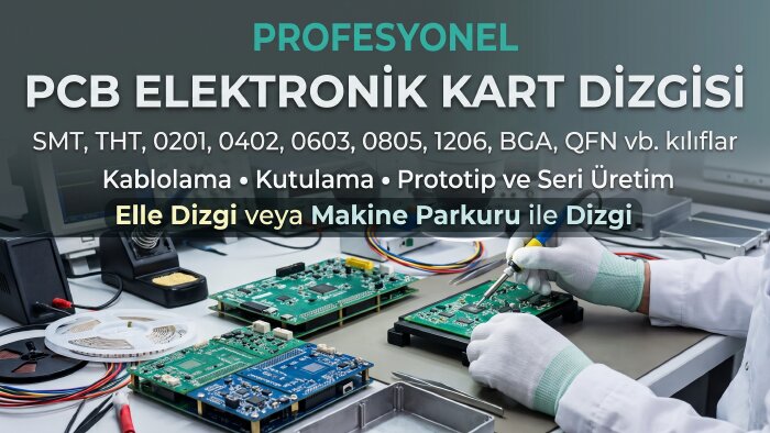 profesyonel PCB - elektronik kart dizgisi işlemi yapabilirim