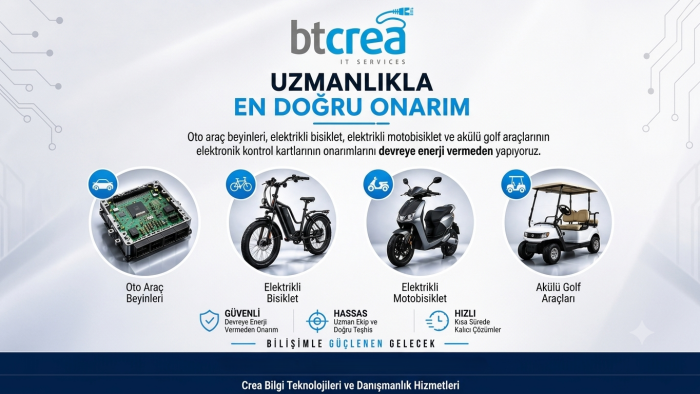 elektronik kontrol kartların onarımını yaparım