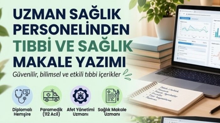 ​15 yıllık uzman sağlık personeli olarak  makale yazarım