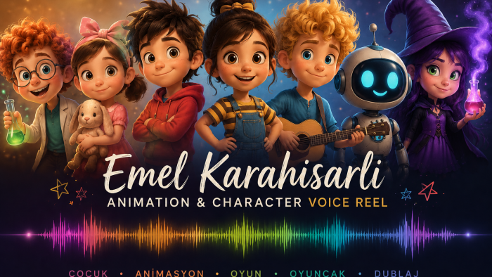 animasyon, çizgi film, masal, oyuncak seslendirmesi yaparım