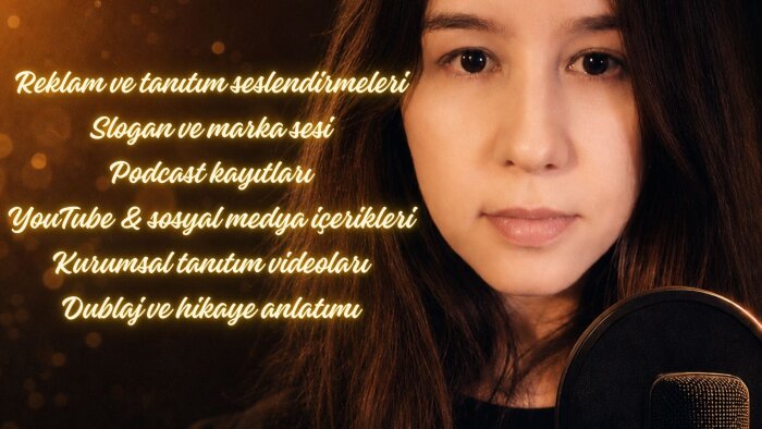 tanıtımlarınız için seslendirme yaparım