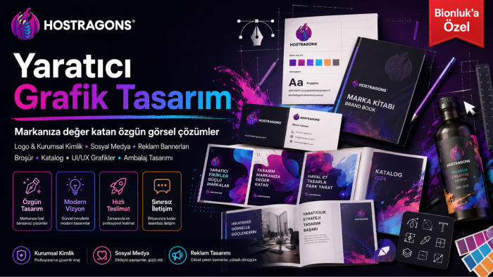 markanıza değer katan yaratıcı grafik tasarımlar yaparım
