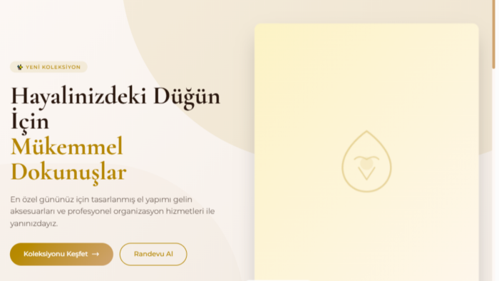  modern ve kullanıcı dostu web siteleri geliştiriyorum