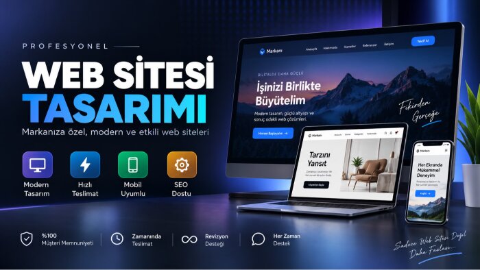 işletmeniz için modern web siteleri tasarlıyorum