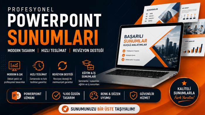 etkileyici PowerPoint sunumları hazırlıyorum