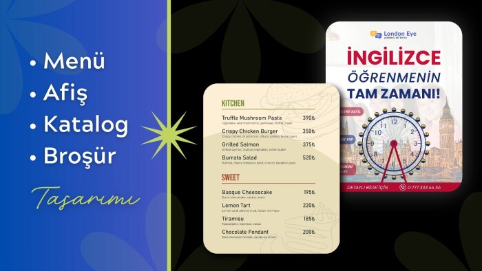 özgün ve modern şekilde grafik tasarım işlerinizi yaparım