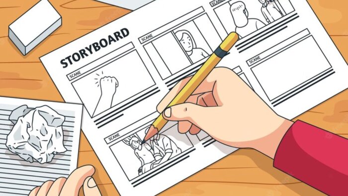 istediğiniz konuda storybord tasarlayabilirim