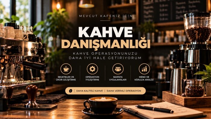 kahve menüsü ve reçeteleri standartlaştırıyorum