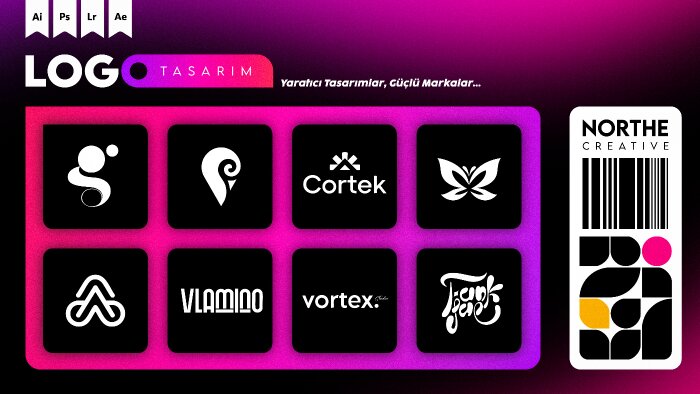 işletmenize özel yaratıcı ve profesyonel logo tasarlıyorum
