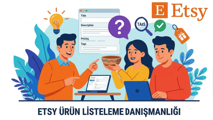 Etsy mağazanıza ürün yükleme (listeleme) yaparım