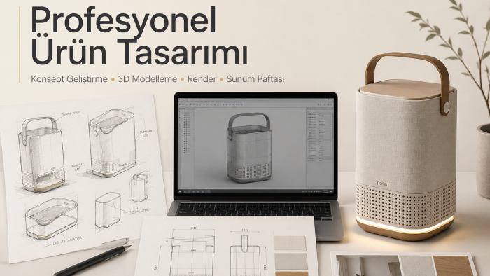 profesyonel ürün tasarımı hizmeti veriyorum