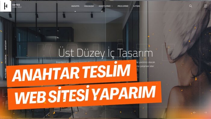 profesyonel şekilde anahtar teslim web sitesi yaparım