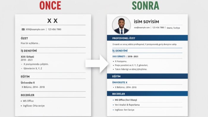 ats uyumlu cv ve linkedin profili düzenlerim