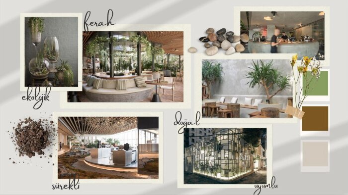 plan renklendirmesi, moodboard, ilham panosu yapabilirim