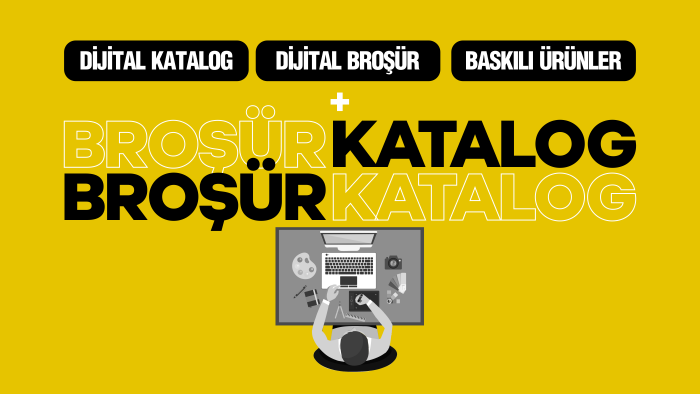 ister dijital, ister baskıya hazır broşür ve katalog yaparım