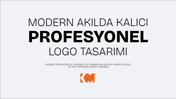 modern, akılda kalıcı, profesyonel logo tasarlayabilirim