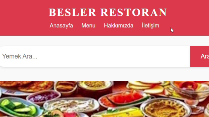 Restoranlar için web sitesi yapıyorum