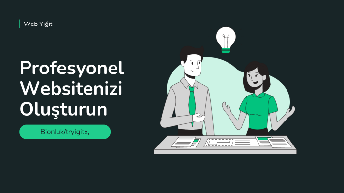 profesyonel web sitesi oluşturabilirim