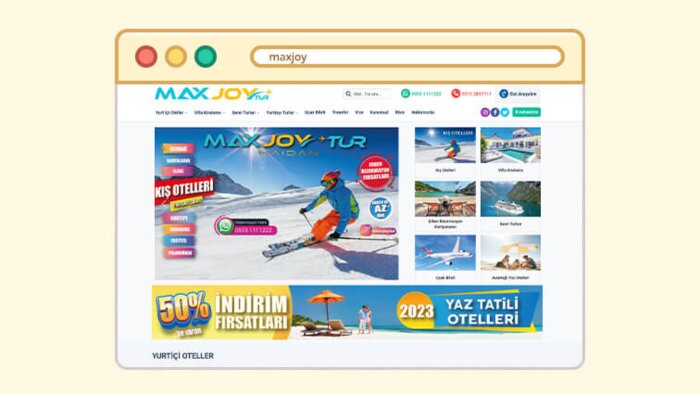 turizm acentaları için satış odaklı web siteleri yaparım