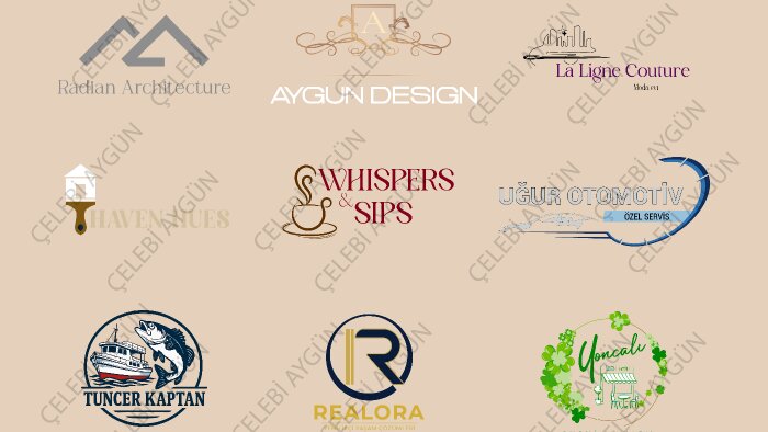 kurumsal, business ve premium logo tasarımı yaparım