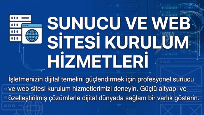 sunucu ve web sitenizi sıfırdan kurup yayınlayabilirim
