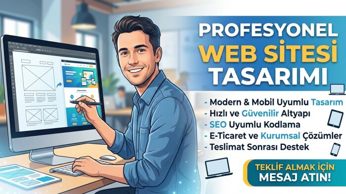 ihtiyaçlarınız doğrultusunda web sitesi tasarlayabilirim